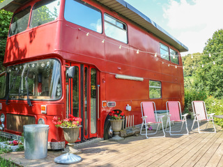 Property Photo: The Red Bus!