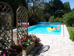 Property Photo: Pool and private garden