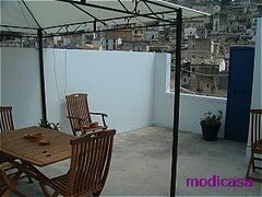 Property Photo: Terrace with view over town