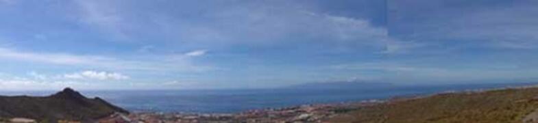 Property Photo: Panoramic coastal view from our villa.