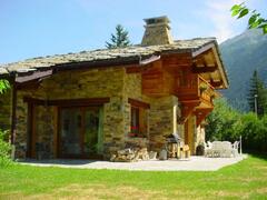 Property Photo: View of chalet and garden