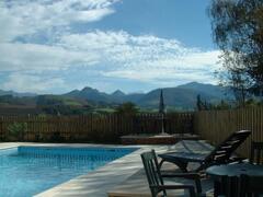 Property Photo: Swimming pool with view