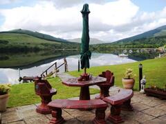Property Photo: Briar Cottages loch garden free fishing