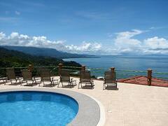 Property Photo: View of Punta Uvita from the pool.