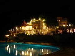 Property Photo: antonio villa with pool in the night