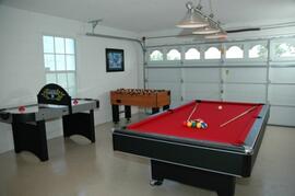 Property Photo: Games Room with full size pool table